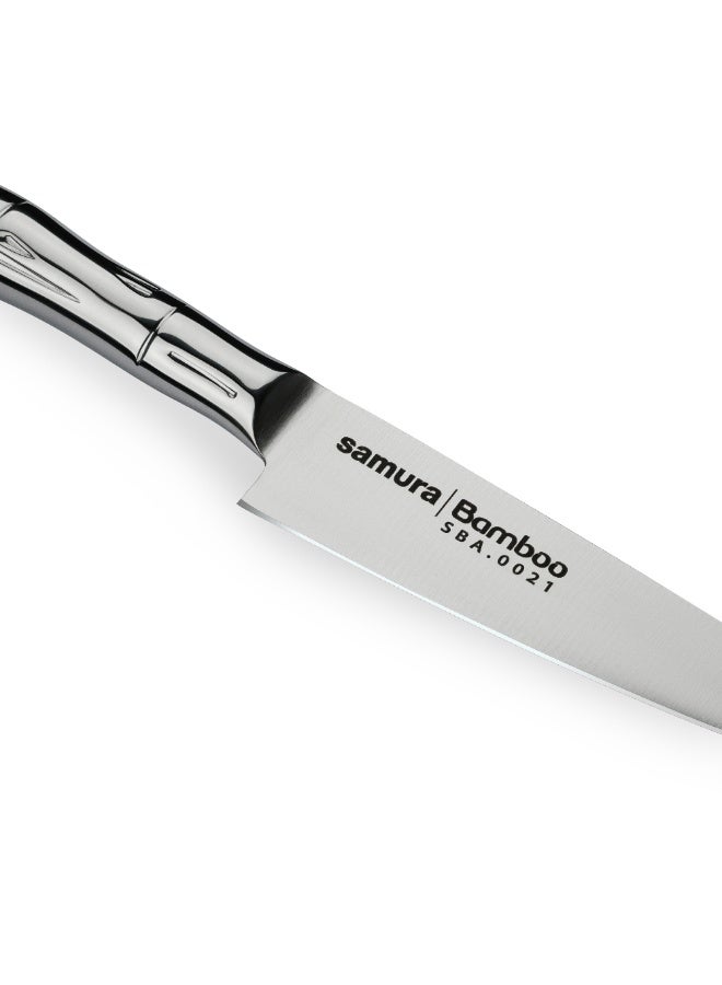 Samura Bamboo Professional Japanese Kitchen Utility Knife 5,0"/125 mm. Hardness 59 HRC - Image 4